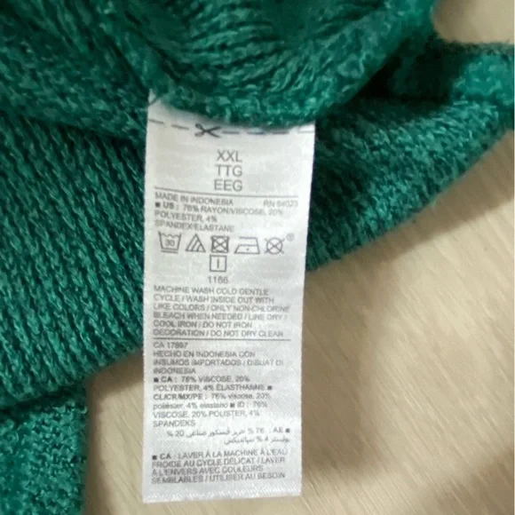 Old Navy Textured Plush Knit Funnel Neck Sweater - Picture 5 of 5